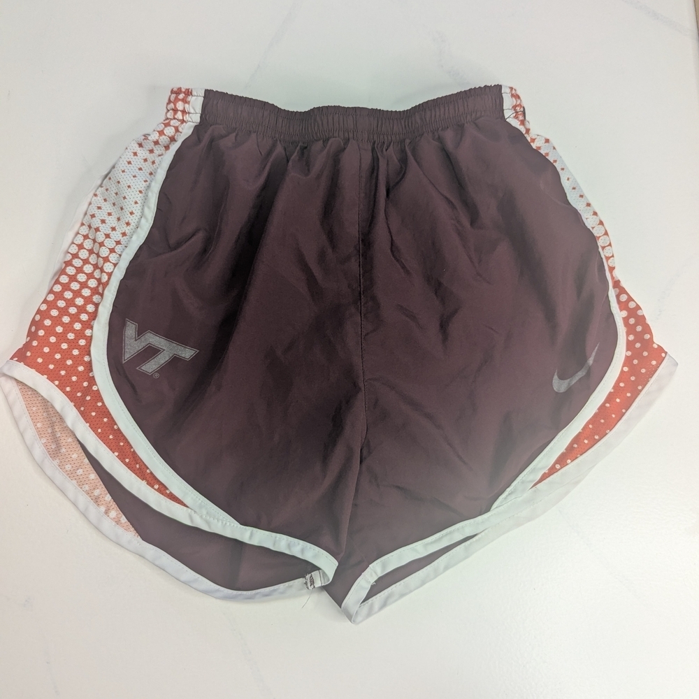 Nike Dri-Fit Womens Maroon VT‎ Lined Athletic Running Shorts Size XS